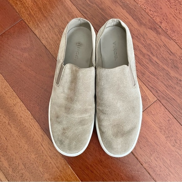 Vince Suede Verrell Open Back Slide Sneakers - Picture 7 of 10